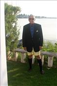 Dad in Bermuda attire